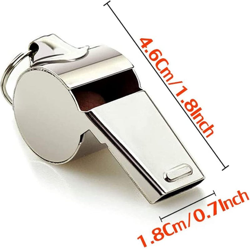 Hipat Whistle, 3 Pack Sports Whistles with Lanyard, Loud Crisp Sound Whistles Great for Coaches, Referees, and Officials - Image 3